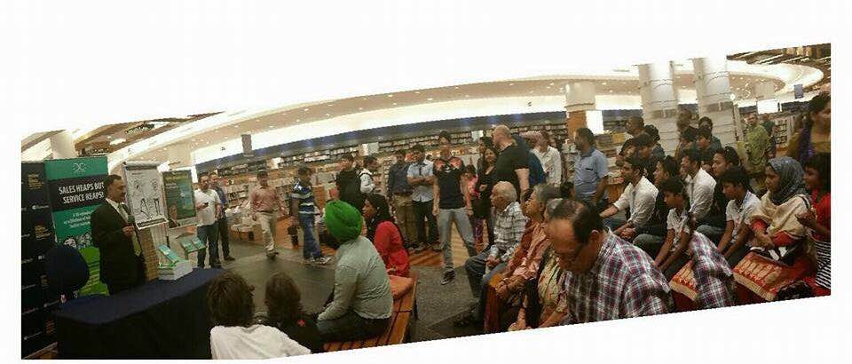 Book Signing event at Kinokuniya Bookshop Dubai Mall1